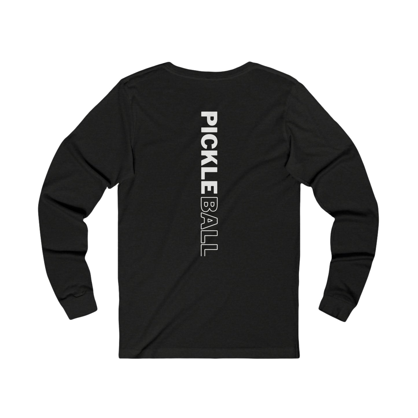 Men's Long Sleeve Pickleball Tee | Back Side Printed