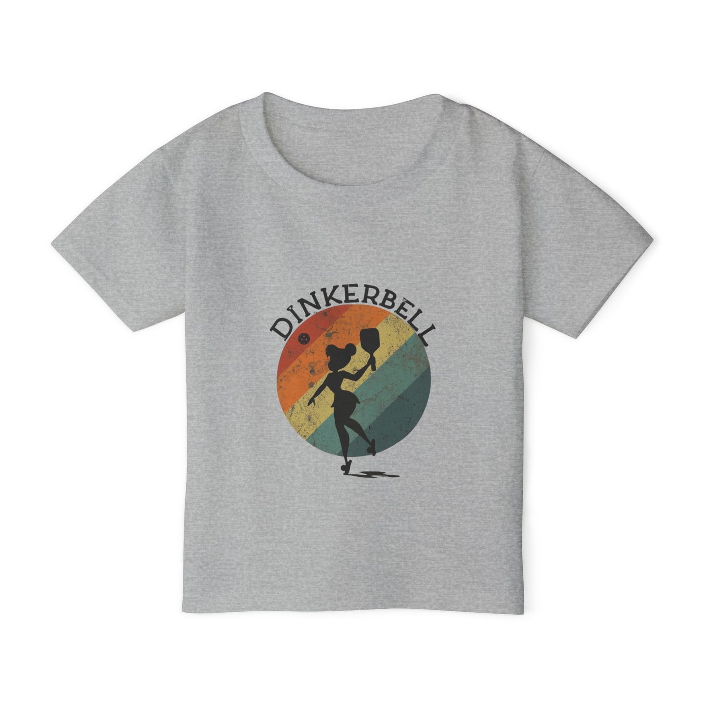 Dinkerbell Pickleball Heavy Cotton™ Toddler T-shirt