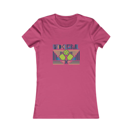 Art Deco Pickleball Women's Favorite Tee