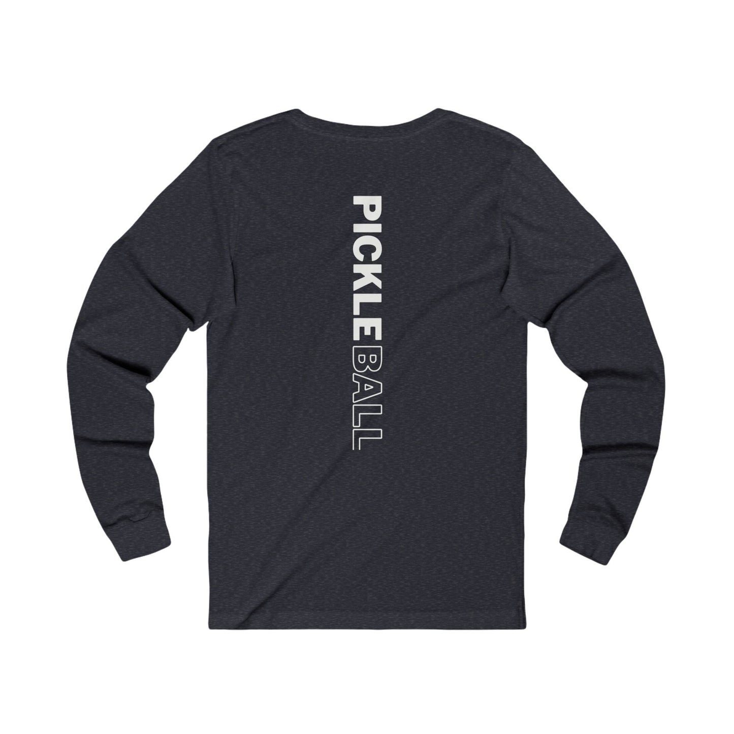 Men's Long Sleeve Pickleball Tee | Back Side Printed