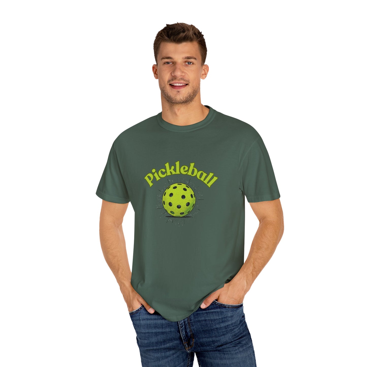 Pickleball Unisex Garment-Dyed T-shirt