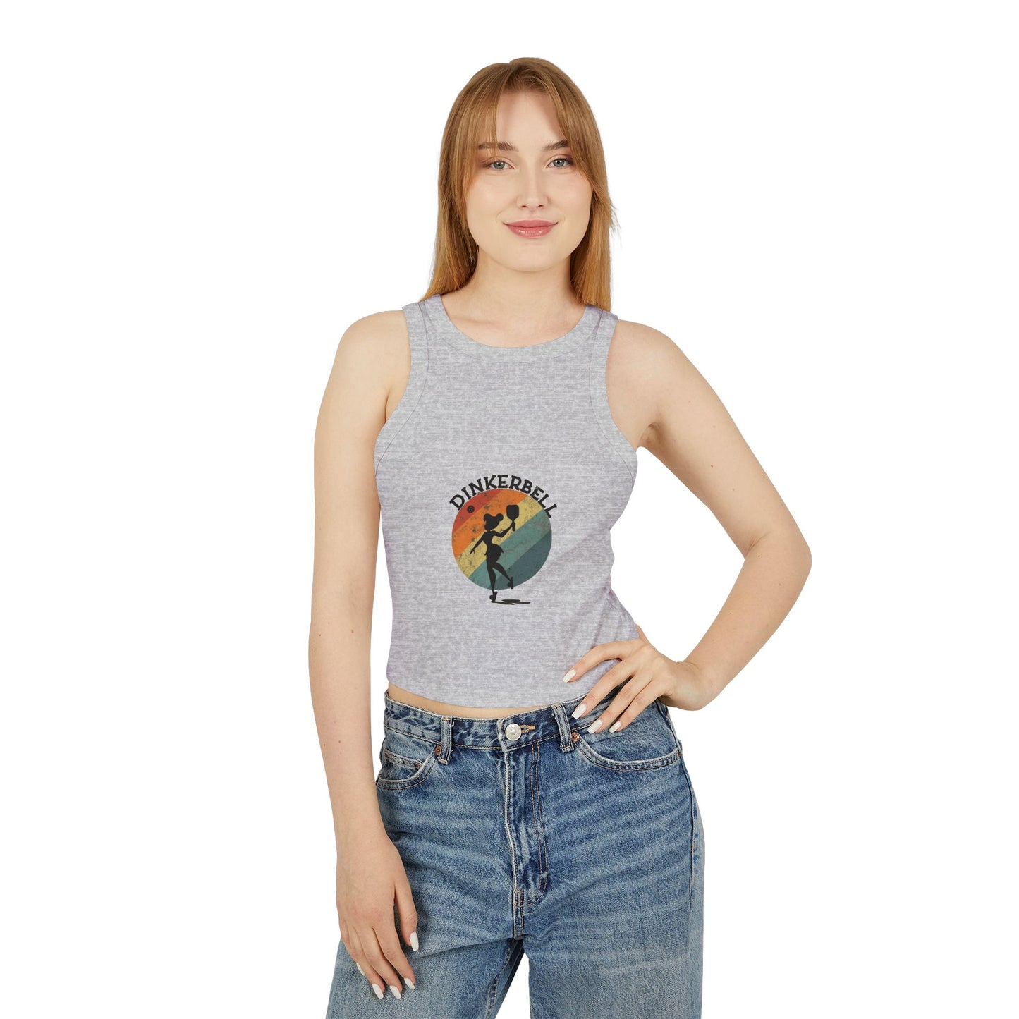 Women's Dinkerbell Micro Rib Racer Tank Top