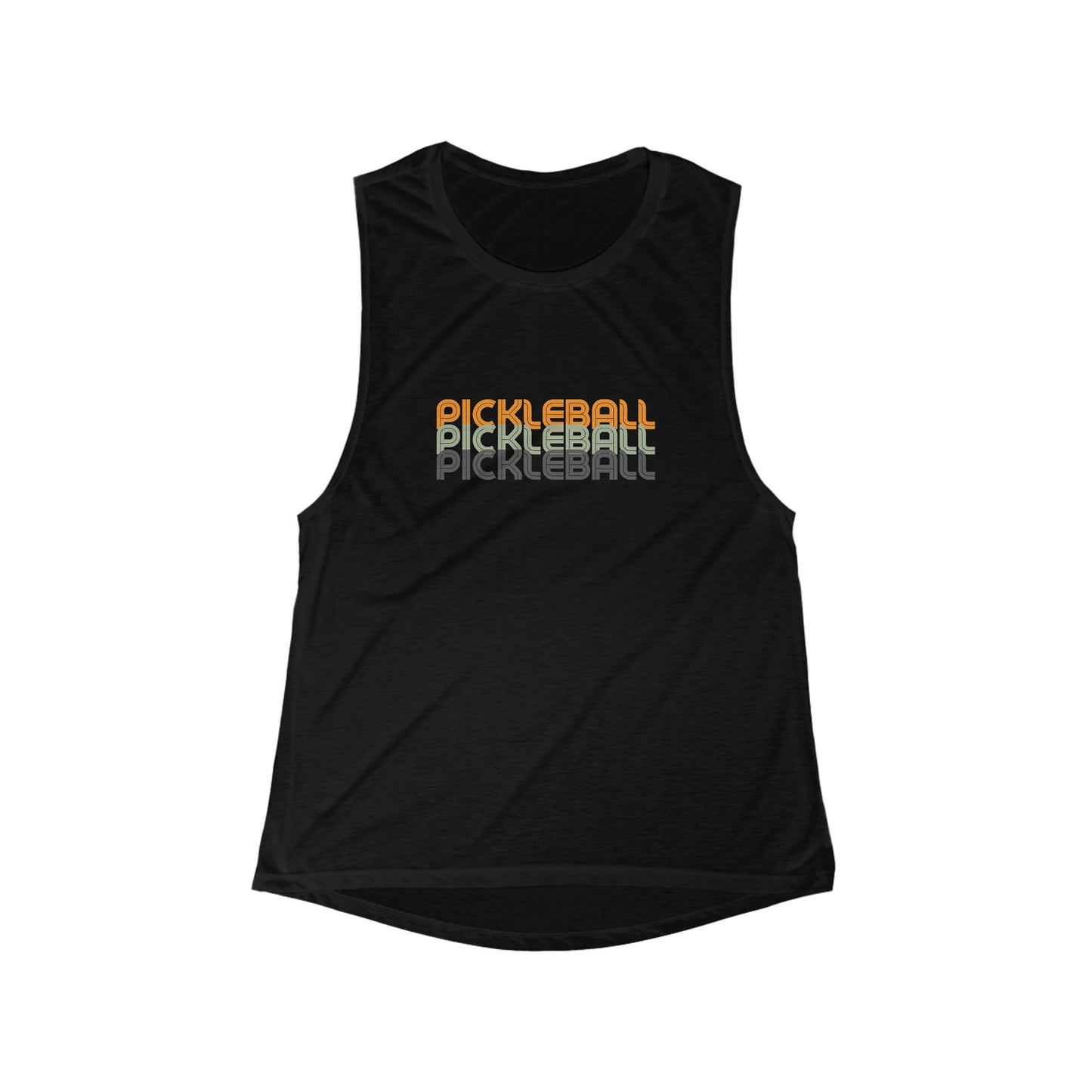 Pickleball Women's Flowy Scoop Muscle Tank