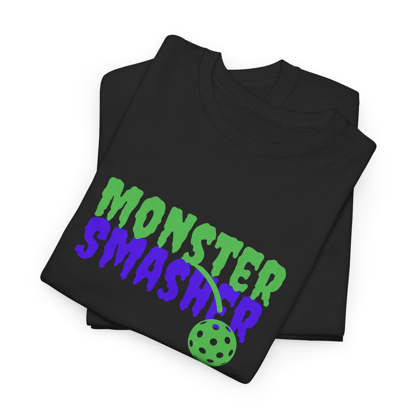 Monster Smasher Unisex Pickleball T-Shirt - Luxury Cotton