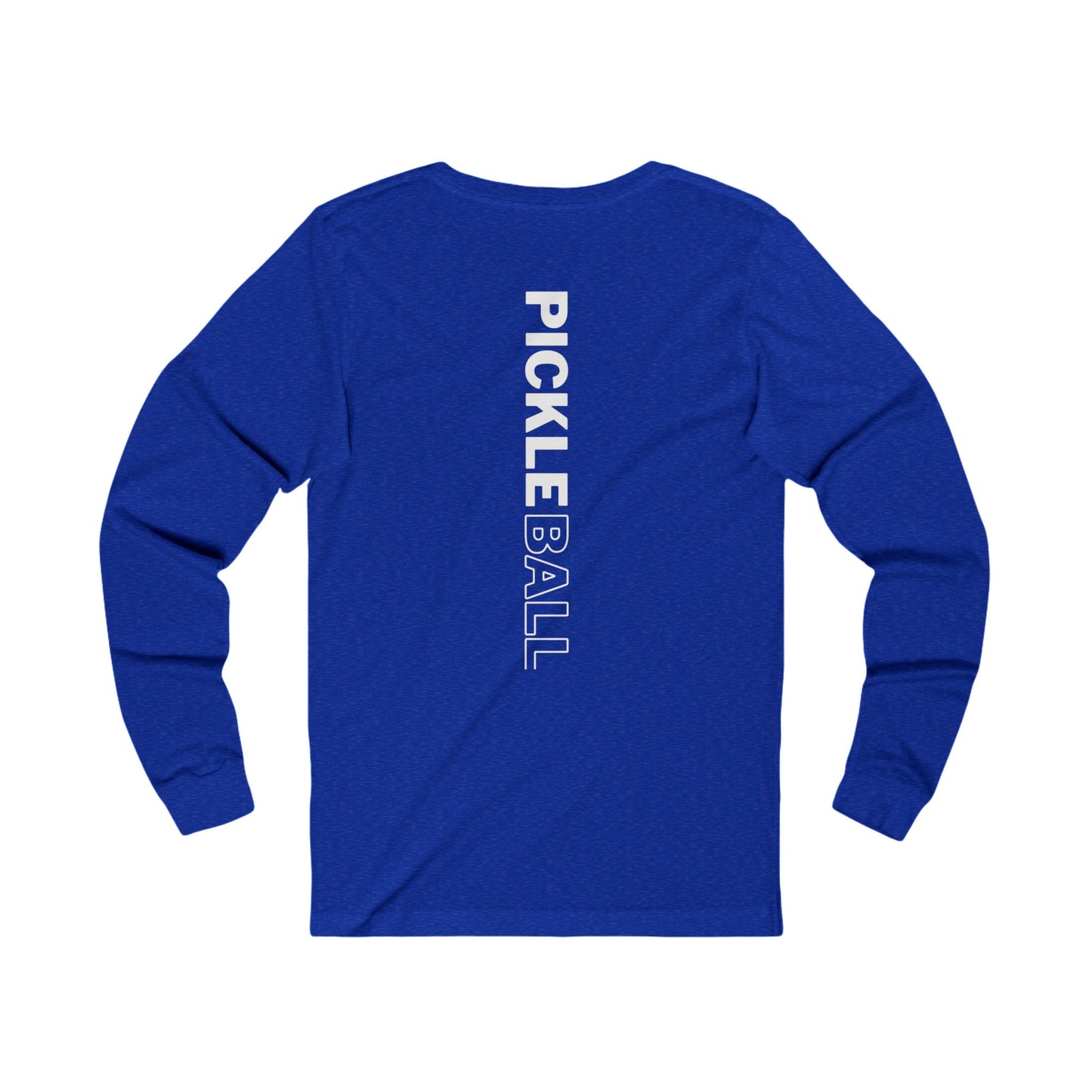 Men's Long Sleeve Pickleball Tee | Back Side Printed