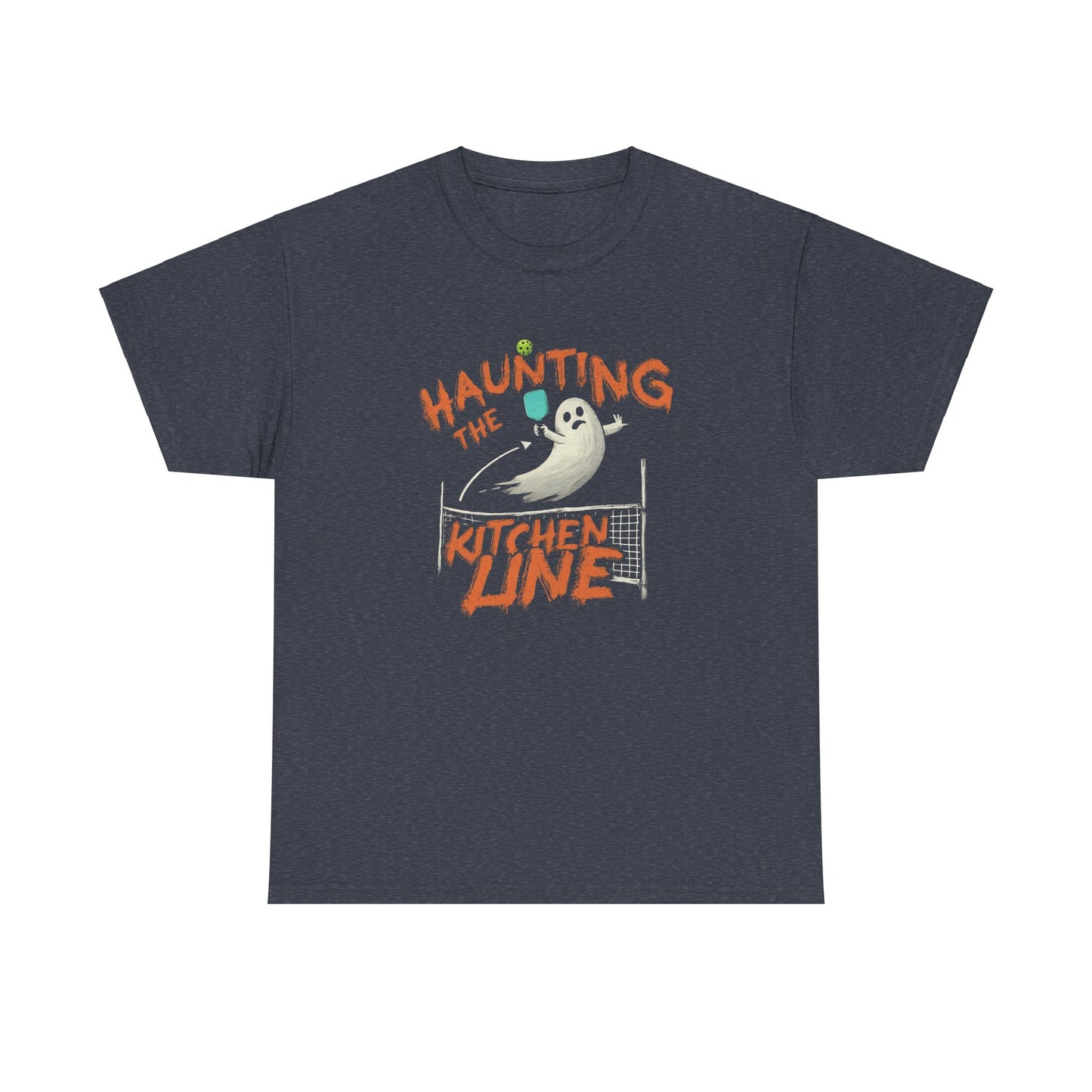 Haunting The Kitchen Line - Halloween Pickleball T-Shirt - Unisex - Luxury Cotton