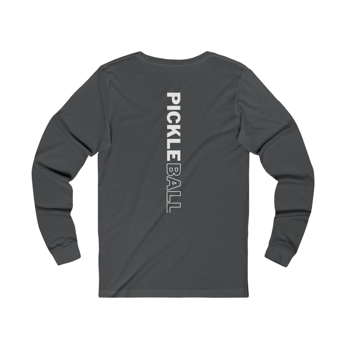 Men's Long Sleeve Pickleball Tee | Back Side Printed