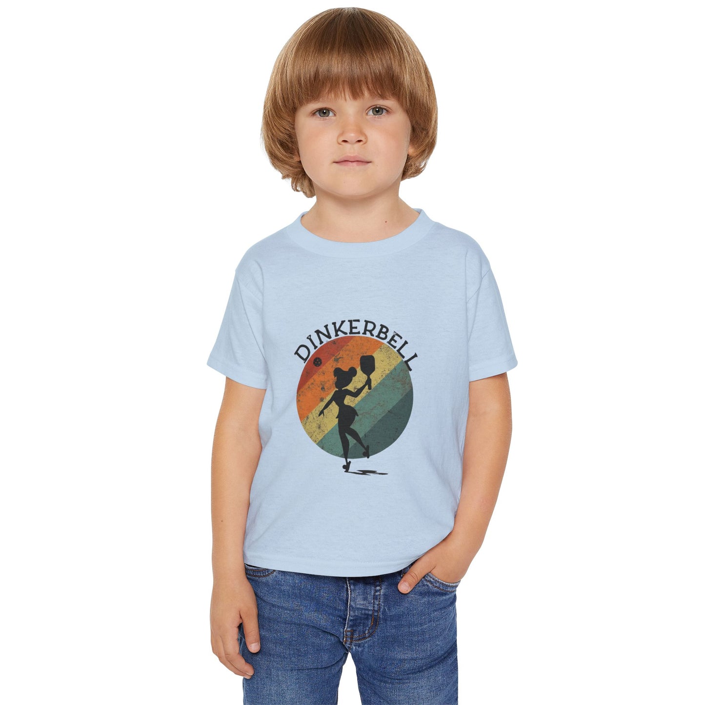 Dinkerbell Pickleball Heavy Cotton™ Toddler T-shirt