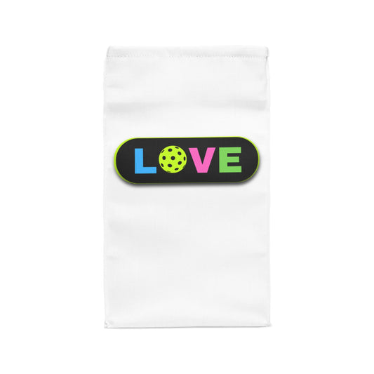 Pickleball LOVE Reusable Lunch Bag