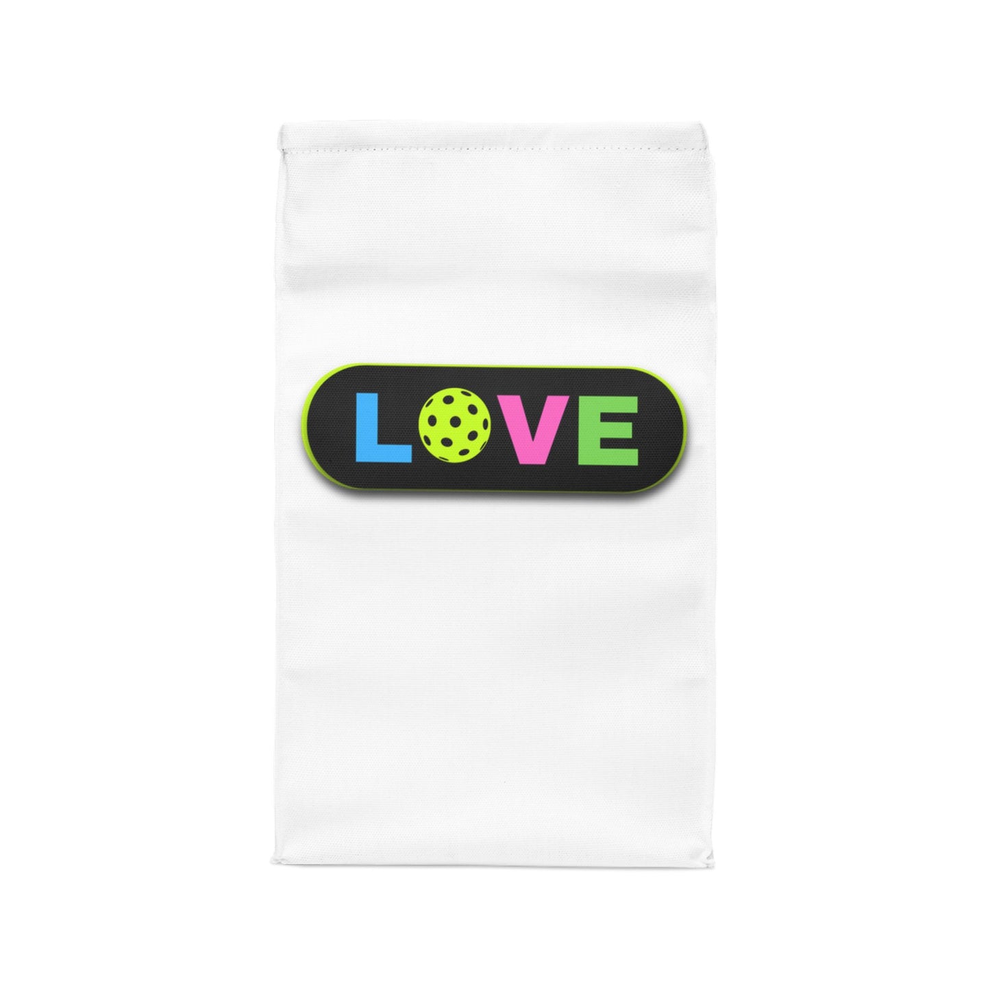 Pickleball LOVE Reusable Lunch Bag