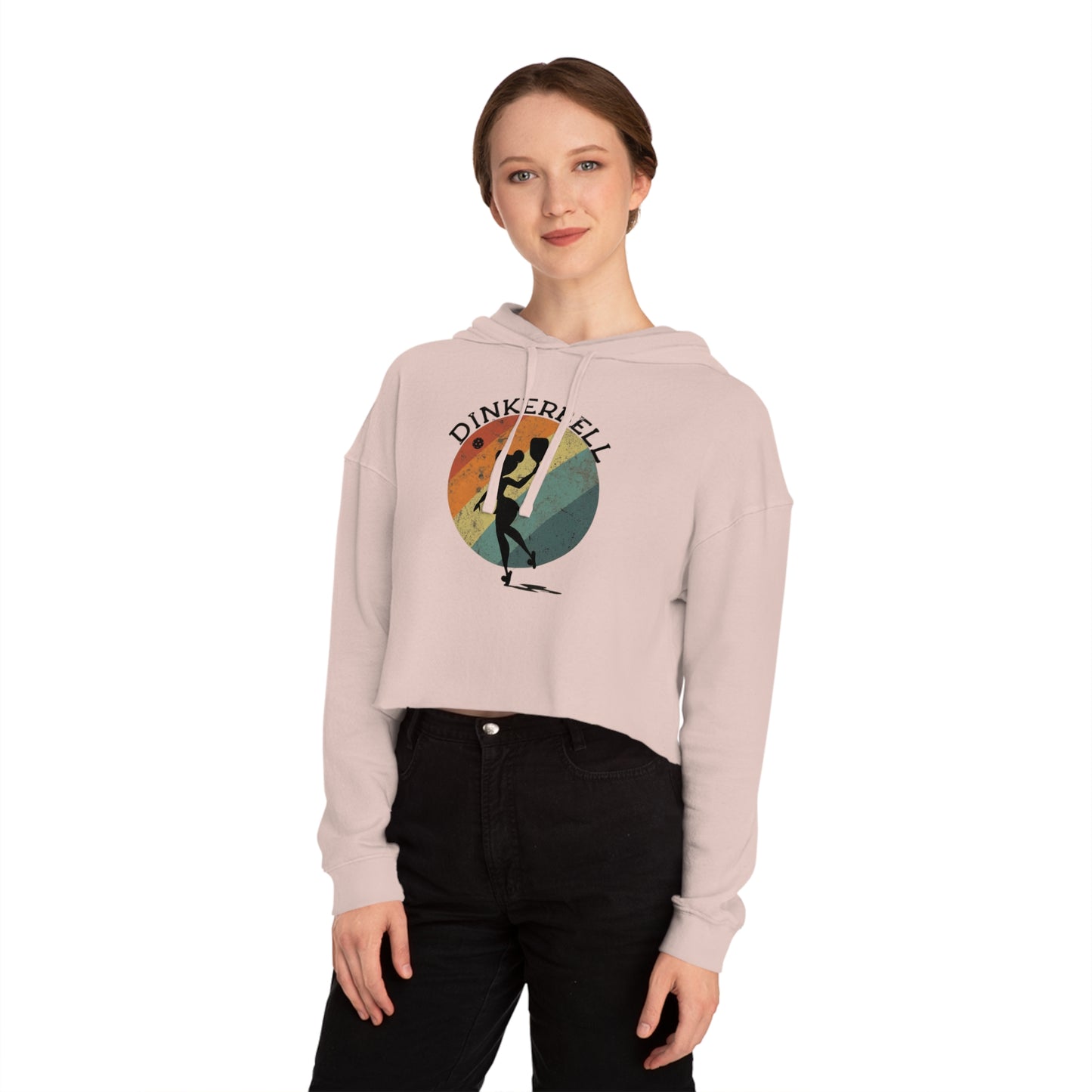 Women’s Cropped Dinkerbell Hooded Sweatshirt