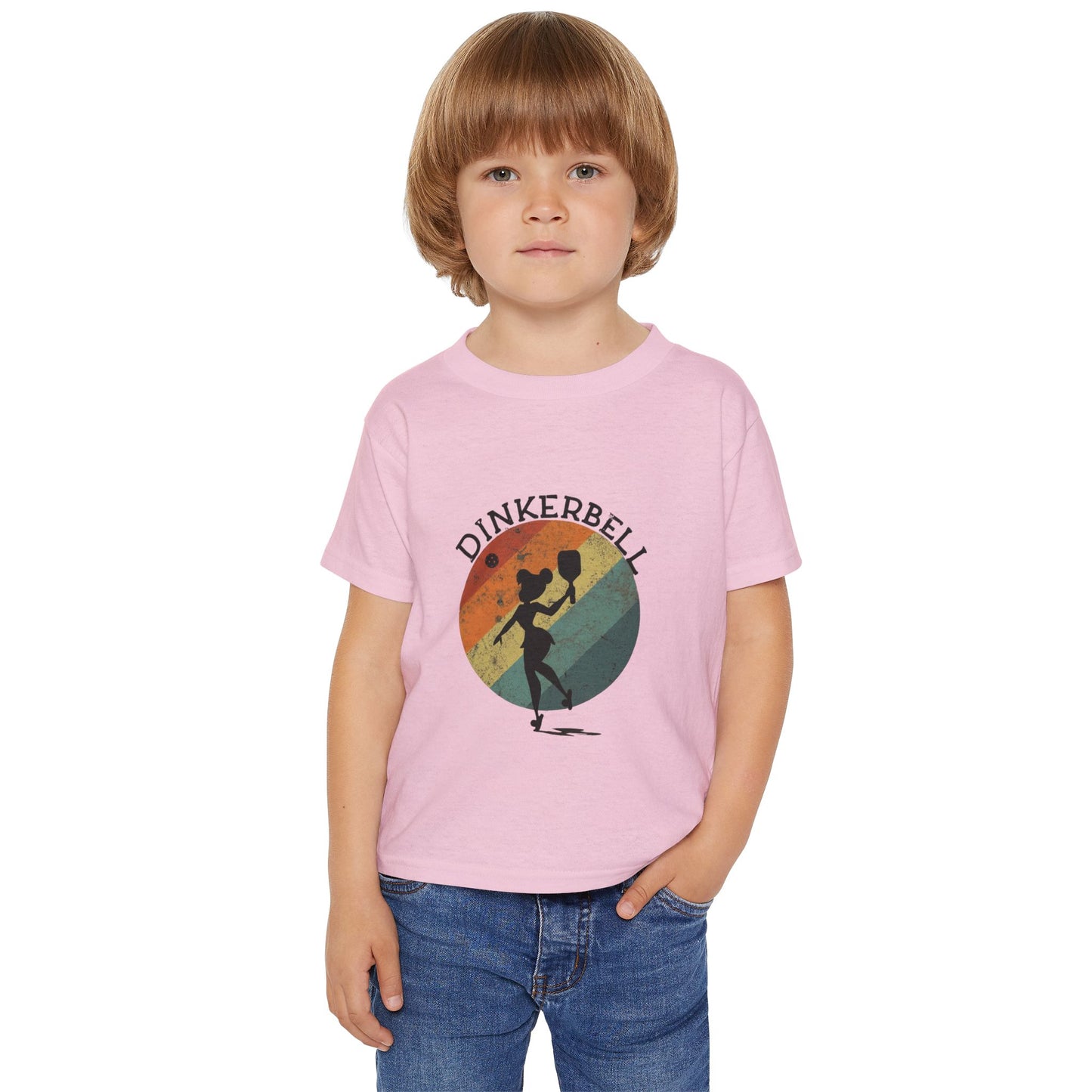 Dinkerbell Pickleball Heavy Cotton™ Toddler T-shirt