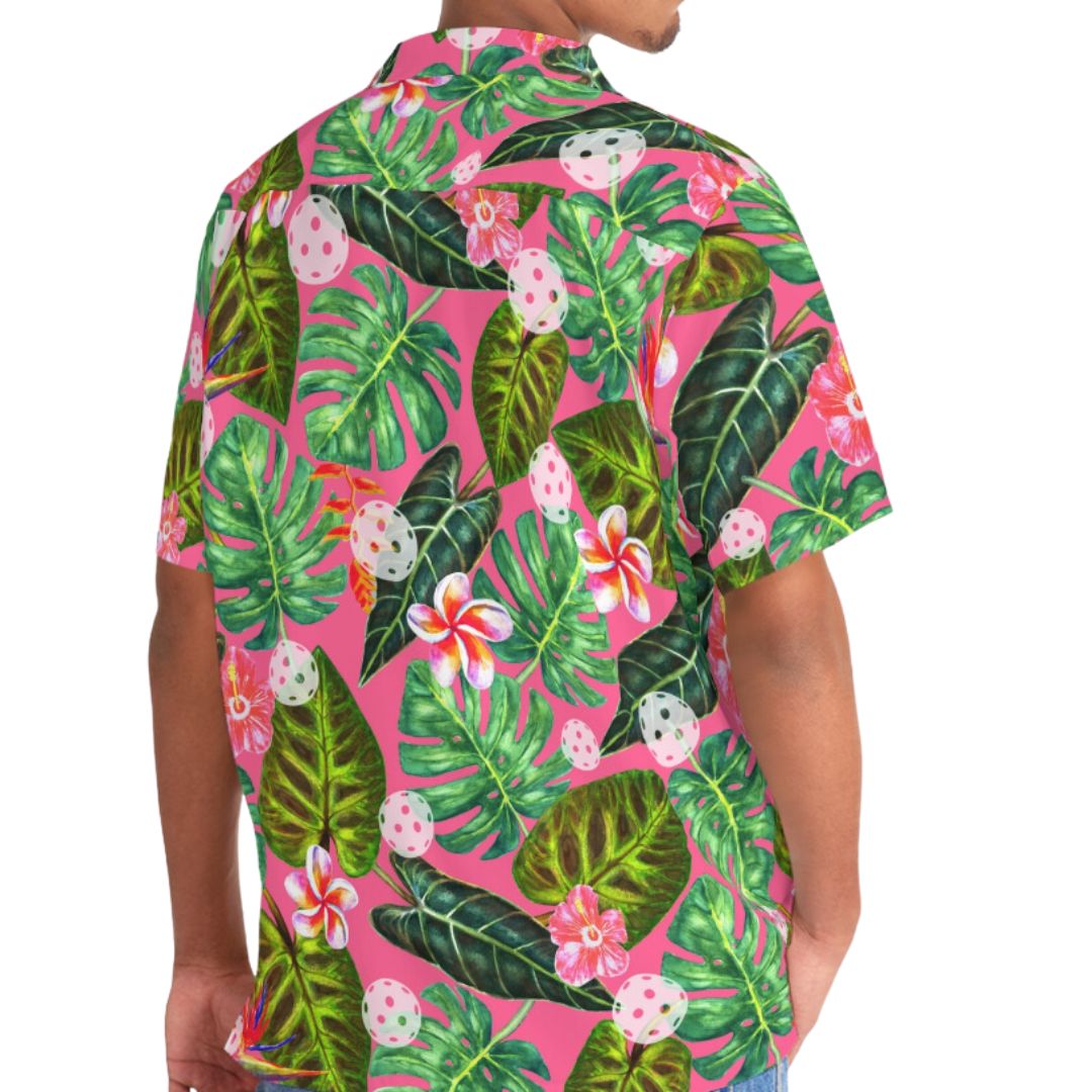 Men's Aloha Pickleball Hawaiian Shirt