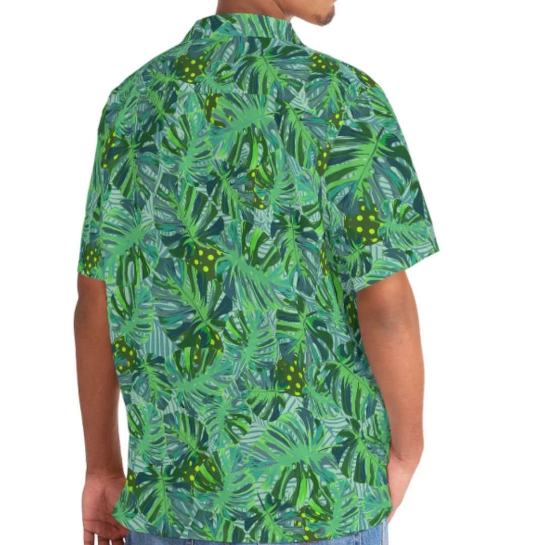 Men's Tropical Foliage Pickleball Hawaiian Shirt