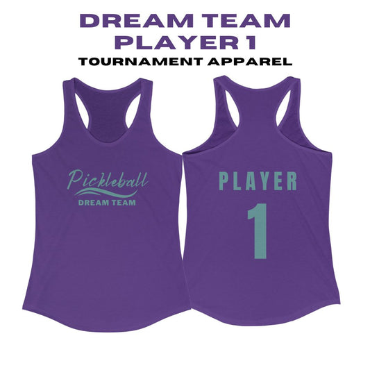 Women's Dream Team Pickleball Tank Top | Player 1