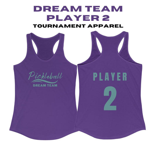 Women's Dream Team Pickleball Tank Top | Player 2