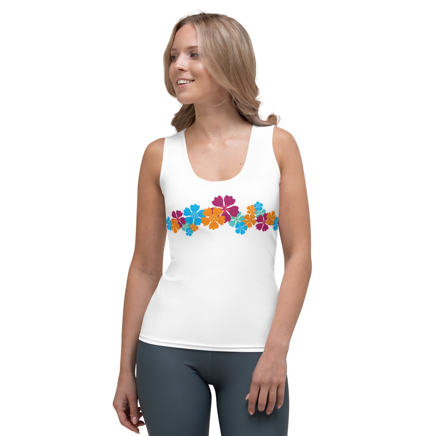 Women's Pickleball Flower Power Tank Top