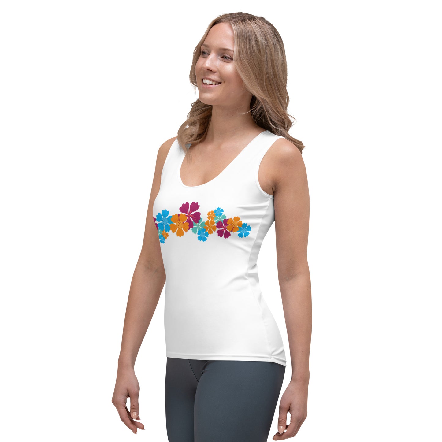 Women's Pickleball Flower Power Tank Top