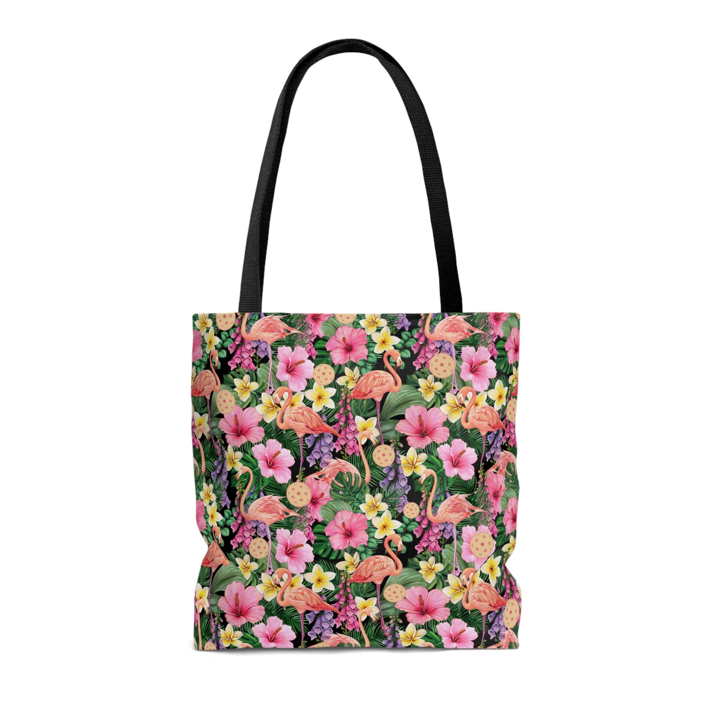 Flamingos and Pickleballs Tote