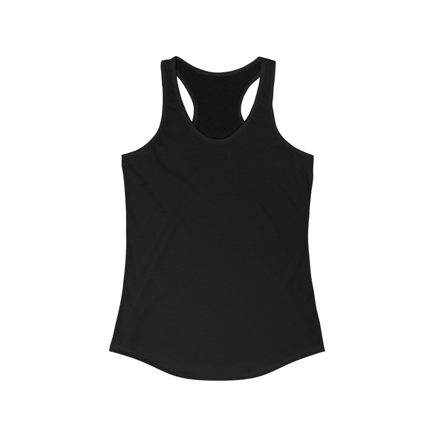 Women's Racerback Pickleball Tank Top - Back Side Printed