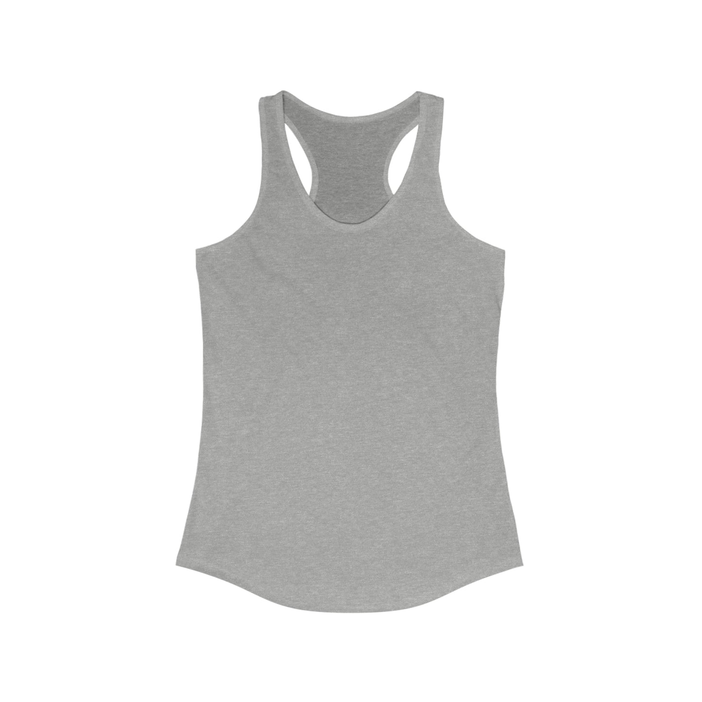 Women's Racerback Pickleball Tank Top - Back Side Printed