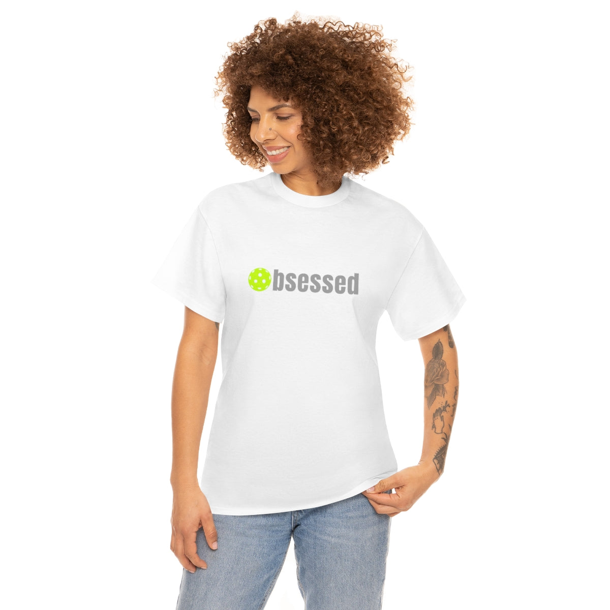 Pickleball T-Shirt - Women's Pickleball Cotton Tee - Obsessed