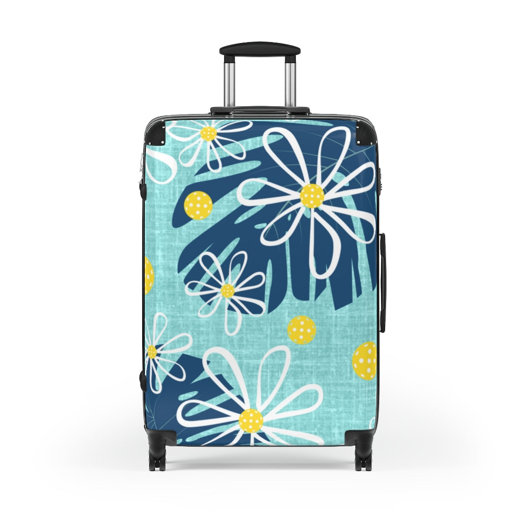 Pickleball Hardshell Suitcases - Hawaiian Pickleball Design