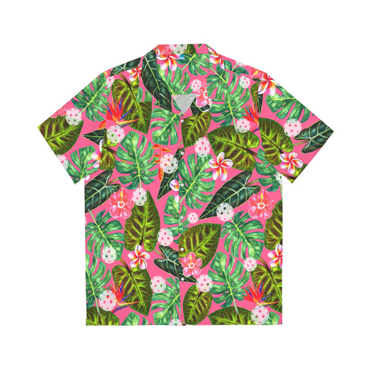 Men's Aloha Pickleball Hawaiian Shirt