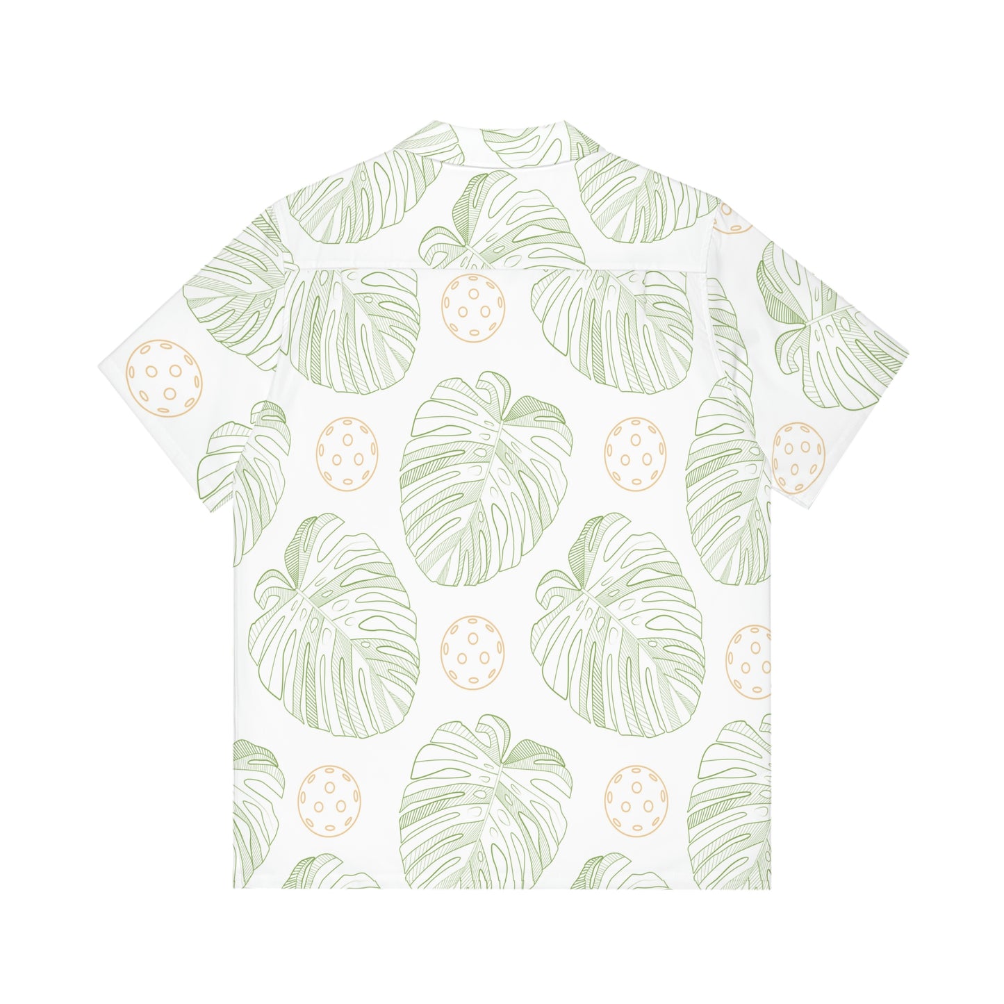 Men's Fig Leaf & Pickleball Hawaiian Shirt