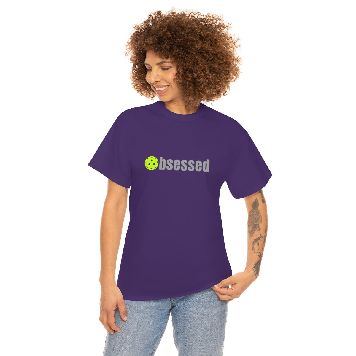 Pickleball T-Shirt - Women's Pickleball Cotton Tee - Obsessed