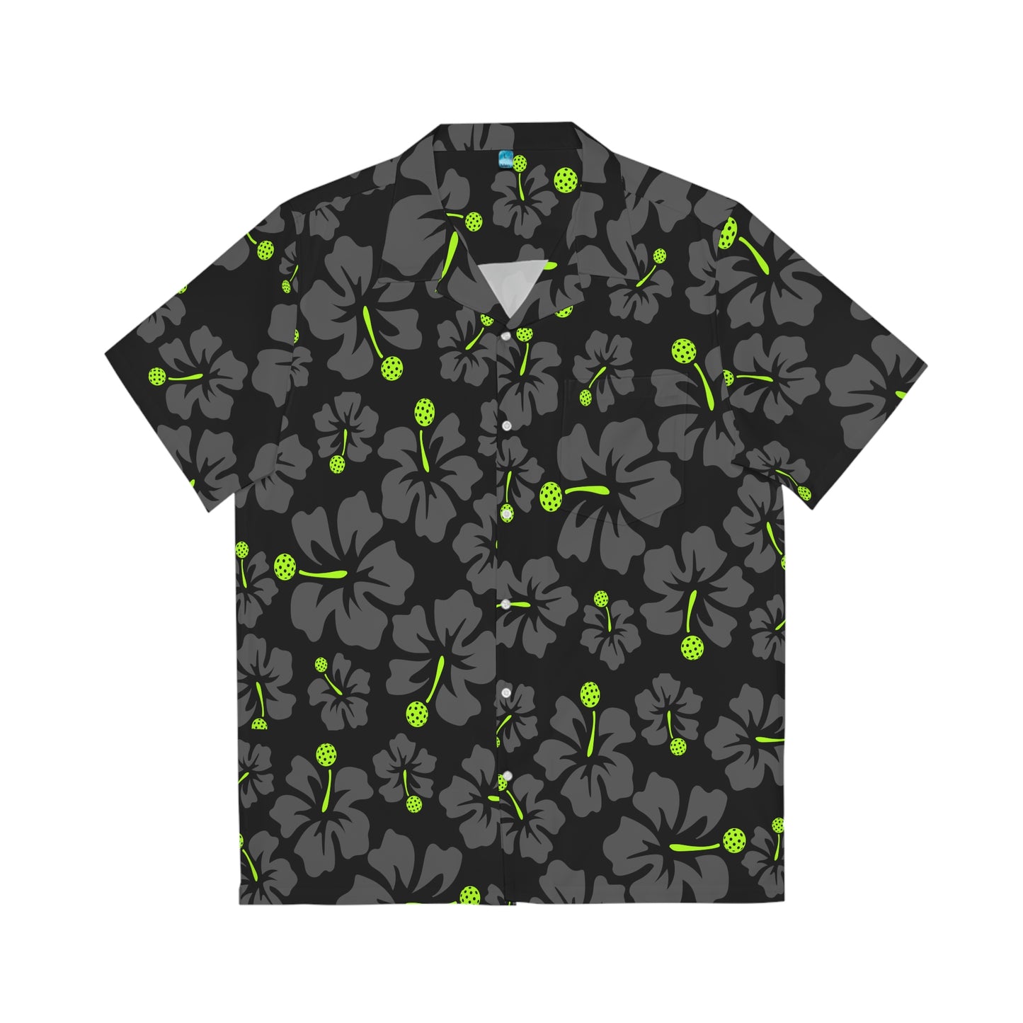 Men's Hibiscus Pickleball Hawaiian Shirt