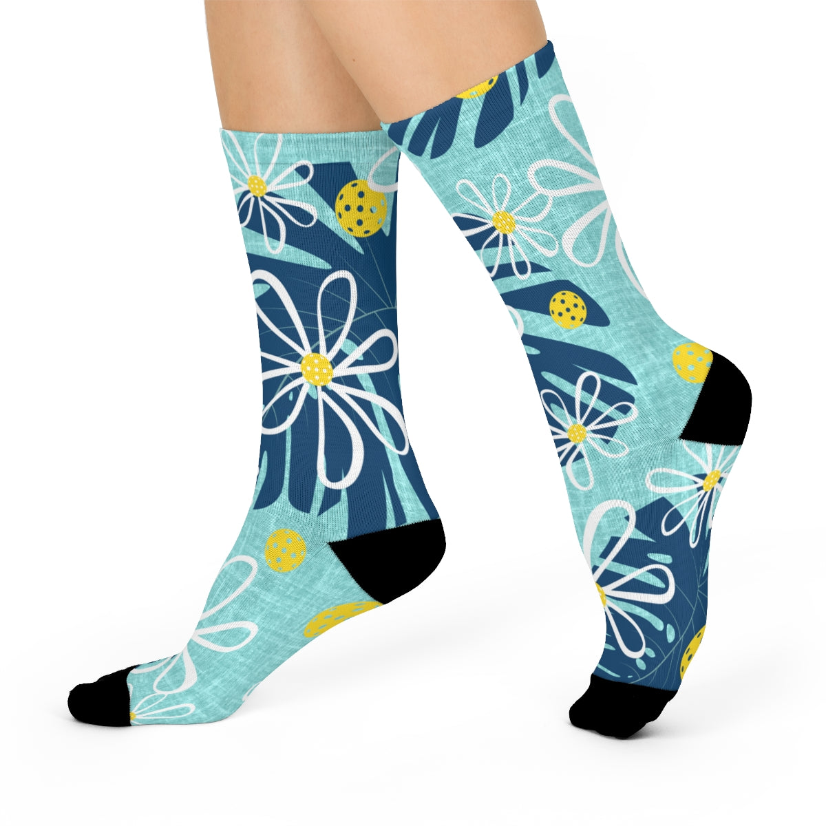 Unisex Hawaiian Pickleball Crew Socks