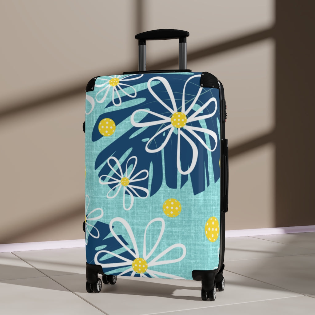 Pickleball Hardshell Suitcases - Hawaiian Pickleball Design